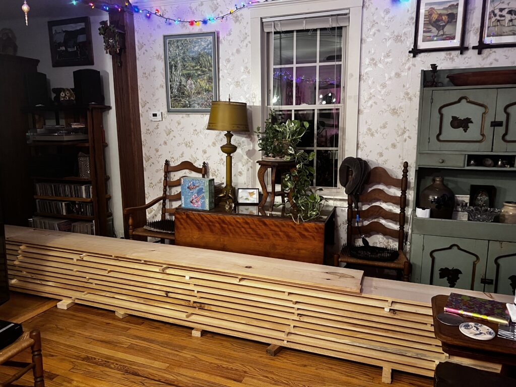 Sticking The Pine In The Living Room For A Month