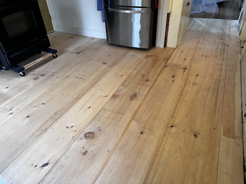 Wide Pine Floor In Salem, NY